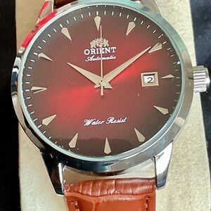 Brand New Orient 22Jewels Automatic Radiant Ruby Red Date Watch